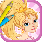 Magic Princesses Coloring Book आइकन