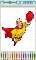 Superheroes coloring pages Screenshot 2