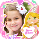 Princess party birthday cards APK