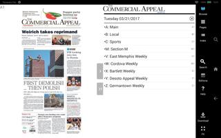 Commercial Appeal eNewspaper screenshot 1