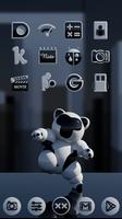 MONOO Icon Pack Black & White 3D HD captura de pantalla 2