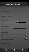 AMETAL Dark Xperia Theme ảnh chụp màn hình 3