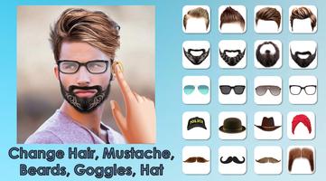 Man HairStyle Photo Editor Affiche