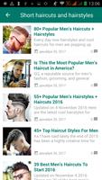 Men hairstyle and haircut screenshot 1