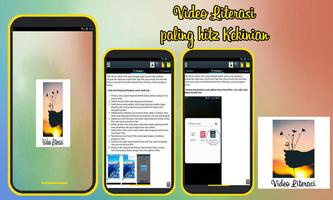 Panduan Membuat Video Literasi poster