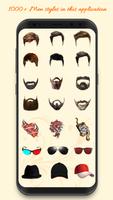 Photo Editor: Men Hairstyles, Beard & Mustache capture d'écran 1