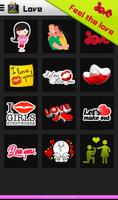 Love Stickers Chat capture d'écran 3