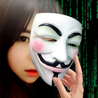 Anonymous Mask Hacker Camera icône