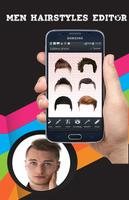 Men hairstyle set my face Affiche