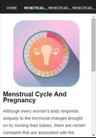 Menstrual Cycle And Pregnancy تصوير الشاشة 1