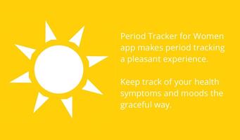Period Tracker for Women Guide Affiche