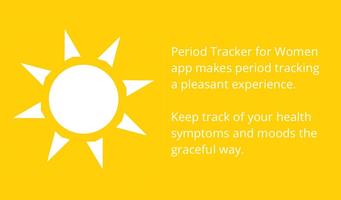 Period Tracker for Women Guide Plakat