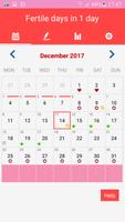 Period Tracker and Ovulation Calendar 2018 截图 3