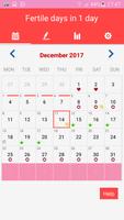 3 Schermata Period Tracker and Ovulation Calendar 2018 