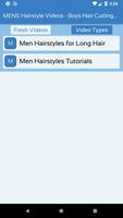 MENS Hairstyle Videos - Boys Hair Cutting Style Screenshot 2