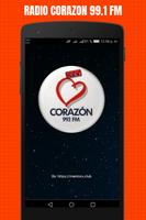 Radio Corazón 99.1 FM Paraguay ポスター