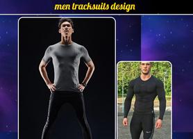 men tracksuits design पोस्टर