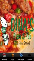 Dina's Pizza الملصق