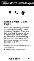 Rinaldi Pizza and Sub Shop اسکرین شاٹ 1