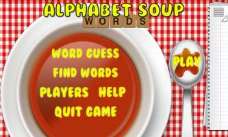 Alphabet Soup Words Free Affiche