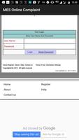 mes online complaint تصوير الشاشة 3