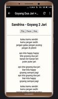 Lagu Sandrina Azzahra - Goyang Dua Jari  ( Lirik) Affiche