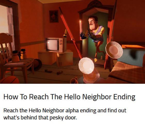 Hello Neighbor Android.