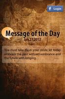 Message of the day poster