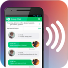 Voice reading for Whatsapp & text sms icône