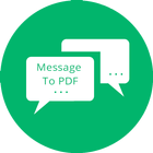 Message To PDF icône