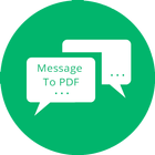 Message To PDF icon