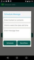 SMS Scheduler تصوير الشاشة 2