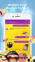 insta messenger, snap video and calls,yellow front پوسٹر