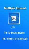 Mini Lite for Facebook - Manage Account स्क्रीनशॉट 1