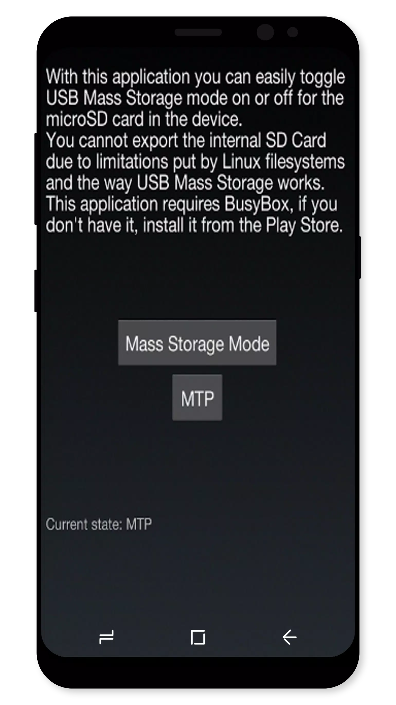 USB Mass Storage Enabler APK do pobrania na Androida