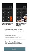 Private Photos, Videos & Notes - Secret Calculator ภาพหน้าจอ 1