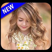 Little Girl Hairstyle Affiche