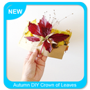 Jesień DIY Crown of Leavesc aplikacja