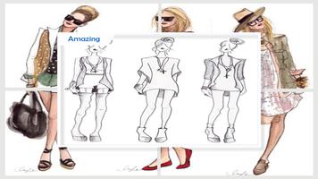 Como desenhar roupas de moda imagem de tela 2