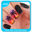 Matt Palm Tree Nageldesign