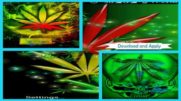 Rasta Weed Live Wallpaper Affiche