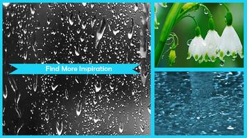 برنامه‌نما Rain Drops Live Wallpaper عکس از صفحه