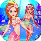 Mermaid Princess Salon Dress Up icon