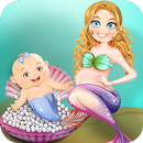 Mermaid Newborn Baby Care Game APK