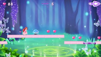 👰 Princess Ariel Run: Mermaid adventure game capture d'écran 3