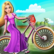 Hill Climb Biker Girl