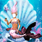 Mermaid Photo Montage آئیکن