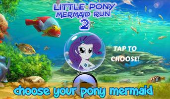 Little Pony Mermaid Run 2 پوسٹر