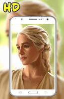 HD Daenerys Targaryen Wallpaper Affiche