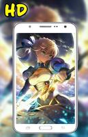 HD Artoria Pendragon Saber Wallpaper ảnh chụp màn hình 1